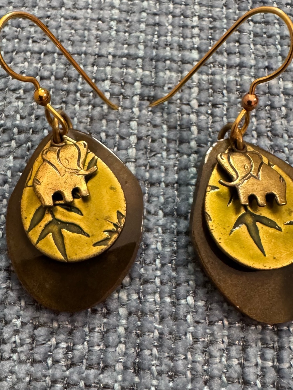 🐘VINTAGE ELEPHANT🐘 Dangle Earrings